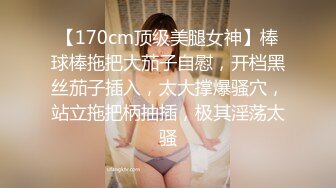 【170cm顶级美腿女神】棒球棒拖把大茄子自慰，开档黑丝茄子插入，太大撑爆骚穴，站立拖把柄抽插，极其淫荡太骚