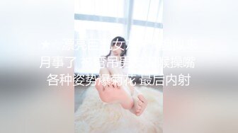 ★☆漂亮巨乳女友★☆貌似来月事了 被弯吊男友深喉操嘴 各种姿势爆菊花 最后内射