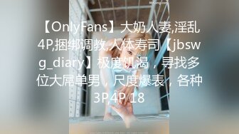 【OnlyFans】大奶人妻,淫乱4P,捆绑调教,人体寿司【jbswg_diary】极度饥渴，寻找多位大屌单男，尺度爆表，各种3P,4P 18