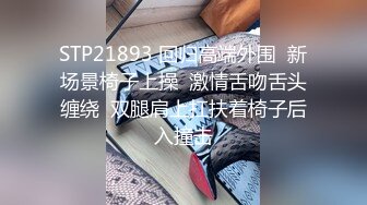 STP21893 回归高端外围  新场景椅子上操  激情舌吻舌头缠绕  双腿肩上扛扶着椅子后入撞击