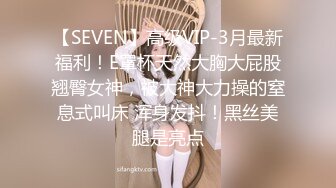 【SEVEN】高级VIP-3月最新福利！E罩杯天然大胸大屁股翘臀女神，被大神大力操的窒息式叫床 浑身发抖！黑丝美腿是亮点