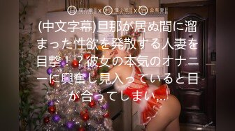 (中文字幕)旦那が居ぬ間に溜まった性欲を発散する人妻を目撃！？彼女の本気のオナニーに興奮し見入っていると目が合ってしまい…