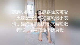 微胖小辣妹，性感露脸又可爱，火辣裸舞诱惑狼友风骚小表情，揉奶玩逼掰开小穴看粉嫩特写，淫声荡语不断真骚