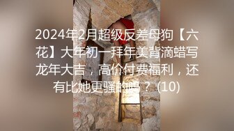 2024年2月超级反差母狗【六花】大年初一拜年美背滴蜡写龙年大吉，高价付费福利，还有比她更骚的吗？ (10)